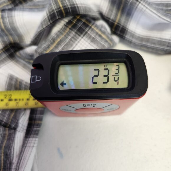 Tommy Hilfiger Women's XL Roll-Tab Sleeve 3/4 Button Plaid Pullover Top 2249 - Picture 8 of 10